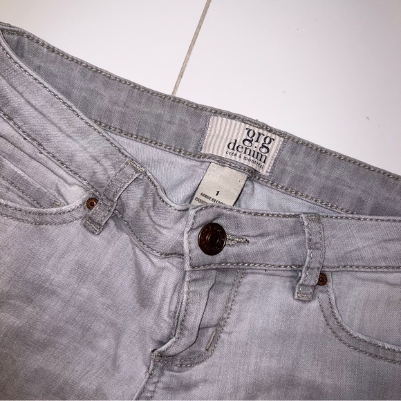 Vintage Garage low rise grey straight leg jeans - Picture 3 of 3